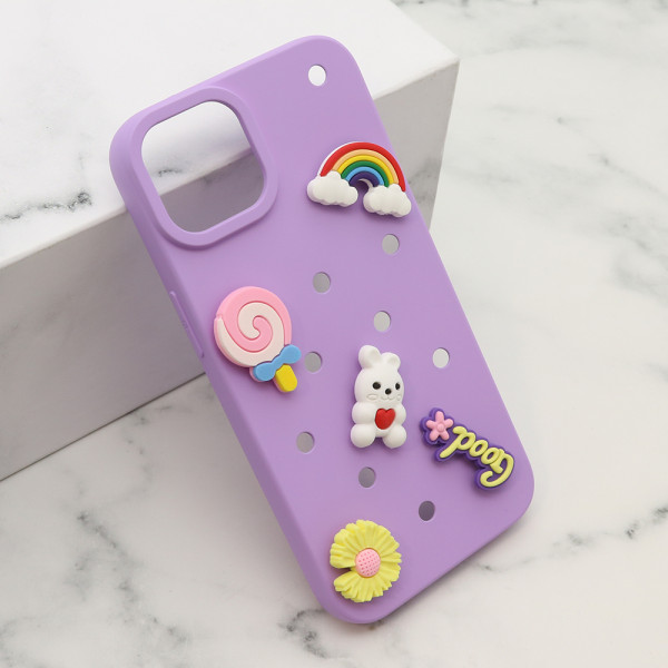 Futrola TOY za iPhone 14 (6.1) ljubicasta