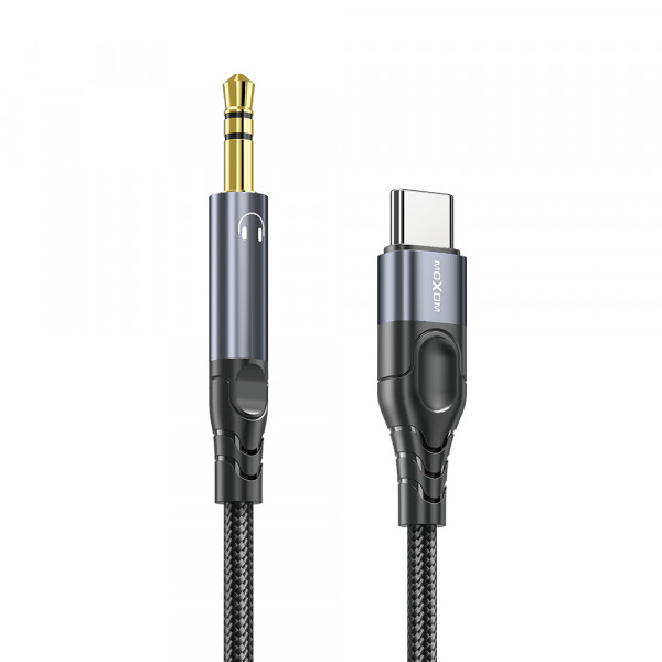 Adapter audio Moxom MX-AX817 Type C na AUX 3.5mm muski