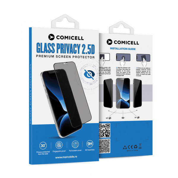 Folija za zastitu ekrana GLASS PRIVACY 2.5D full glue za Xiaomi Redmi 15 4G (171mm)/Redmi 15 5G (169mm)