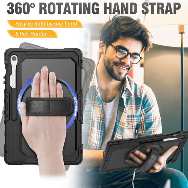 Futrola Shockproof za Samsung Tab S10 FE Plus crna