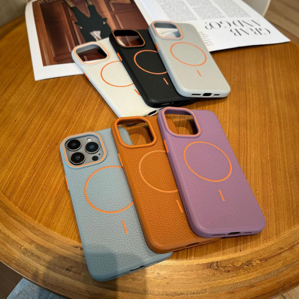 Maska Mag Case Summer Beats za iPhone 17 Pro Max krem