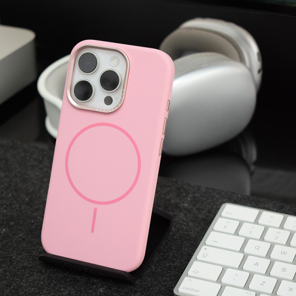 Maska Mag Case Nanobit Pure za iPhone 17 Pro Max powder roze