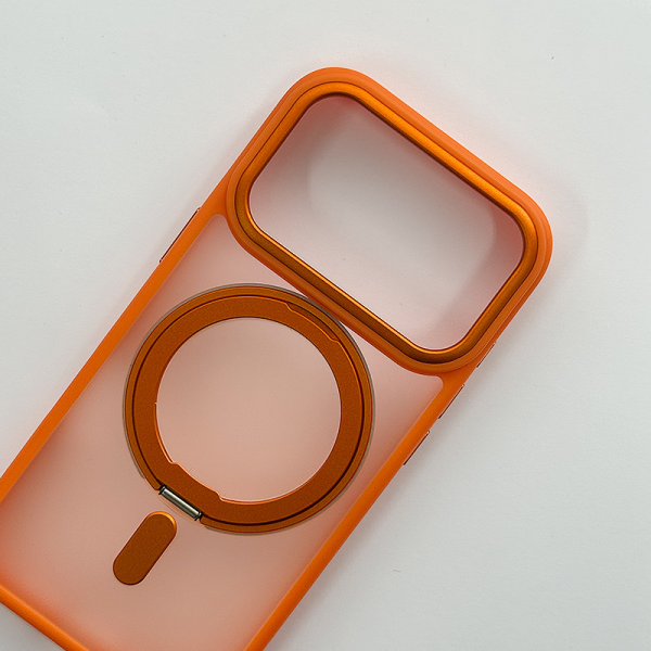 Maska Mag Case Orange Halo Clear za iPhone 17 Pro Max