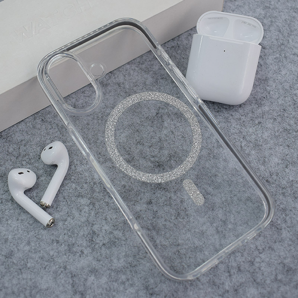 Maska Mag Case Bling za iPhone 17 srebrna