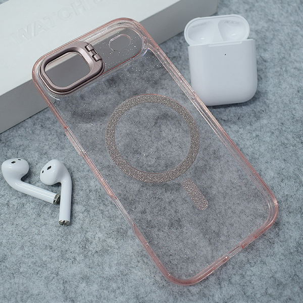 Maska Mag Case Bling Camera Bracket za iPhone Air pink