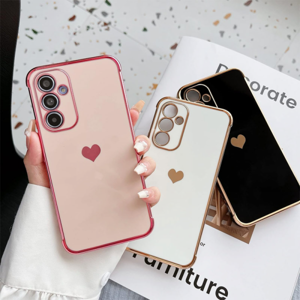 Maska Heart Frame za iPhone Air roze