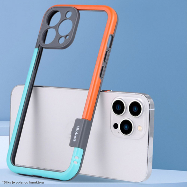 Maska Wolmtt bumper za iPhone 17 bela