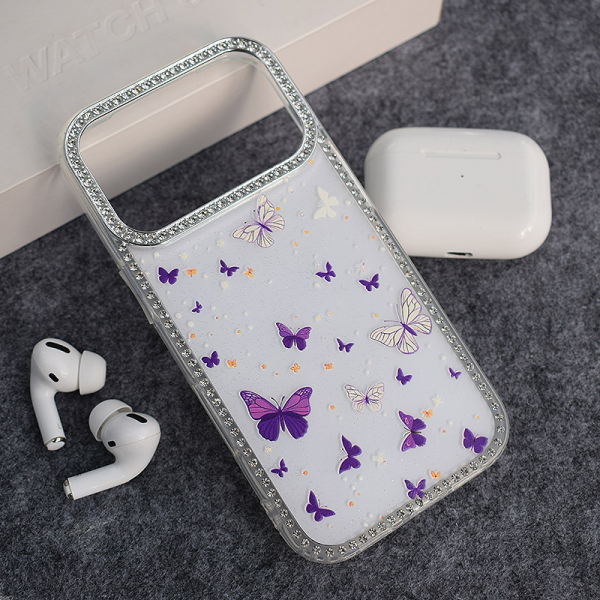 Maska Sunny Garden za iPhone 17 Pro Max Purple Blossom