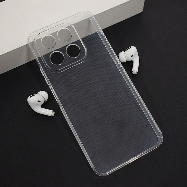 Maska Skin Silikon with pluggy za Honor 400 Smart/ X7d transparent