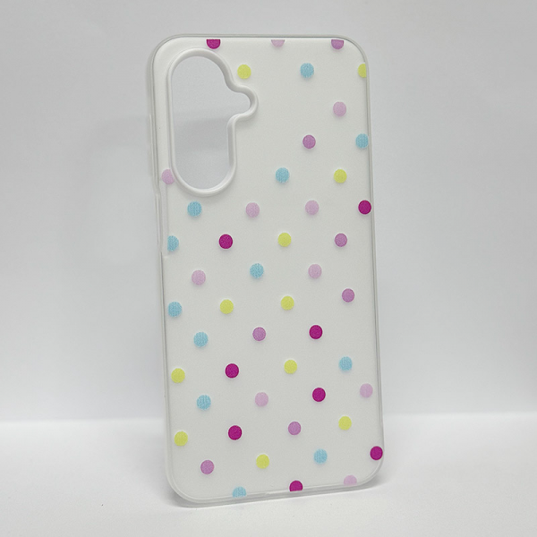 Maska Candy Dots za Samsung A17 5G/ A175F bela
