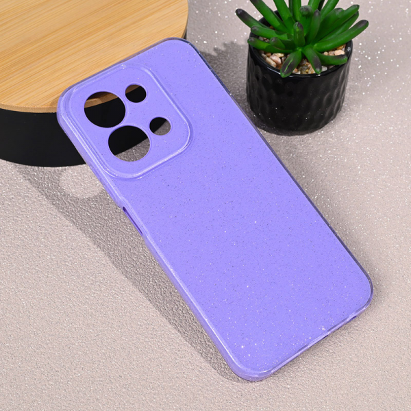 Maska Flash Crystal za Xiaomi Redmi 15C (173mm) ljubicasta