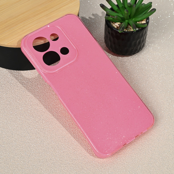 Maska Flash Crystal za Xiaomi Redmi 15C (173mm) roze