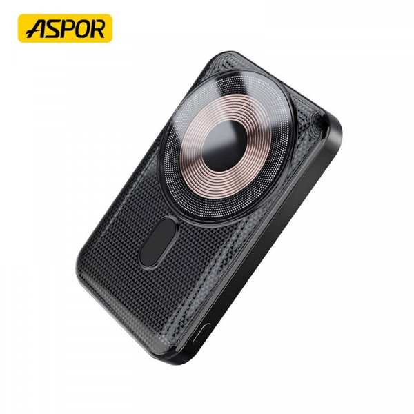 Power Bank Aspor A326 Mag Charger 22.5W 10000 mAh crni
