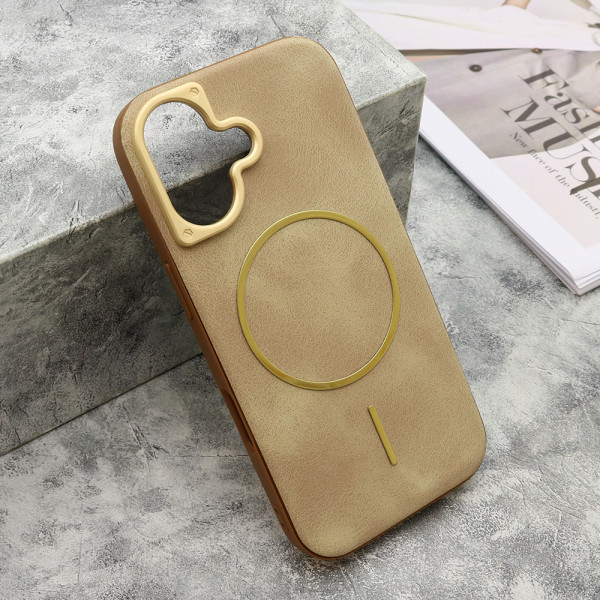 Futrola LUX SKIN MagSafe za iPhone 17 (6.3) krem