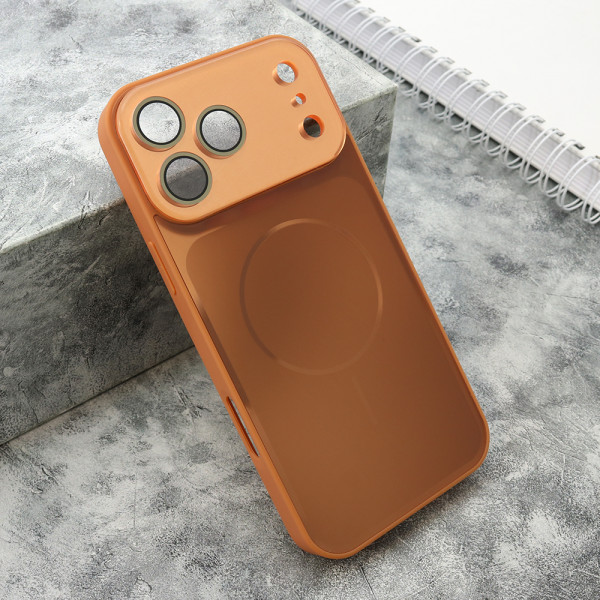 Futrola COLOR METAL MagSafe II za iPhone 17 Pro Max (6.9) narandzasta