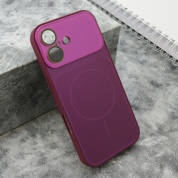 Futrola COLOR METAL MagSafe II za iPhone 17 (6.3) roze