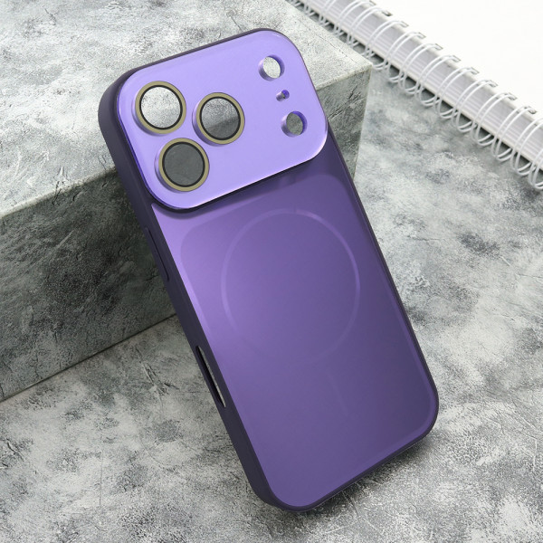 Futrola COLOR METAL MagSafe II za iPhone 17 Pro (6.3) ljubicasta