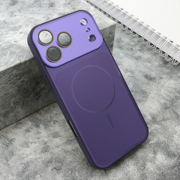 Futrola COLOR METAL MagSafe II za iPhone 17 Pro Max (6.9) ljubicasta