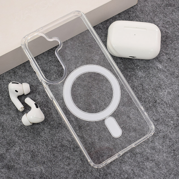 Maska Berlia Clear Mag Case Premium za Samsung S26 transparent