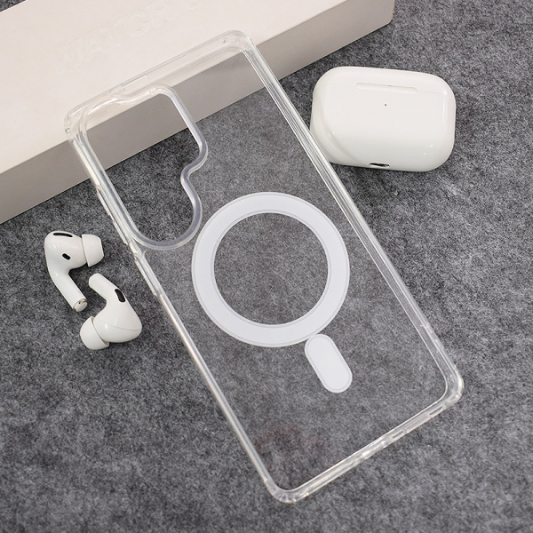 Maska Berlia Clear Mag Case Premium za Samsung S26 Ultra transparent