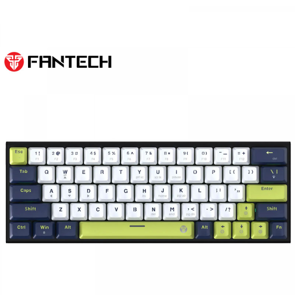 Tastatura Mehanicka Gaming Fantech MK874V2 RGB Atom 63 Mori bela (blue switch)