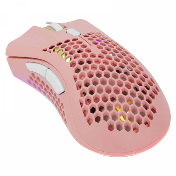 White Shark MIS WGM 5012 LIONEL, Whireless Mouse Pink RGB / 10000 dpi