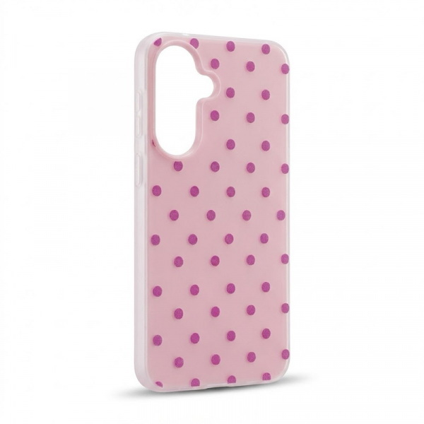 Maska Candy Dots za Samsung S26 pink