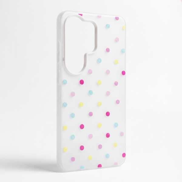 Maska Candy Dots za Samsung S26 Ultra bela