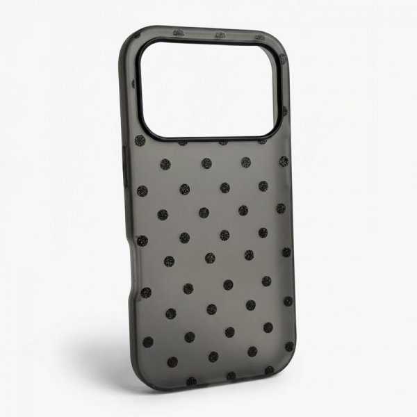 Maska Candy Dots za iPhone 17 Pro crna