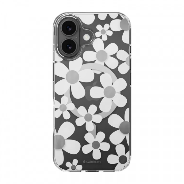 Maska Mag Case SwitchEasy Fleur za iPhone 17 bela