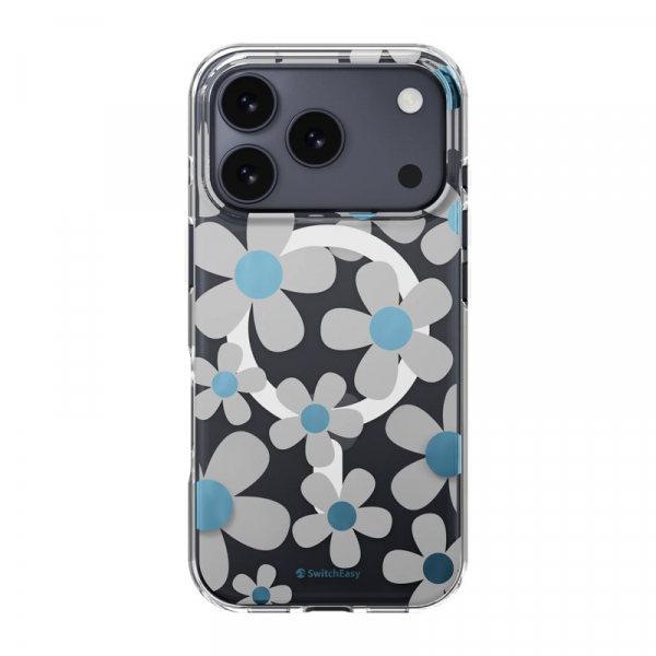 Maska Mag Case SwitchEasy Fleur za iPhone 17 Pro plavo siva