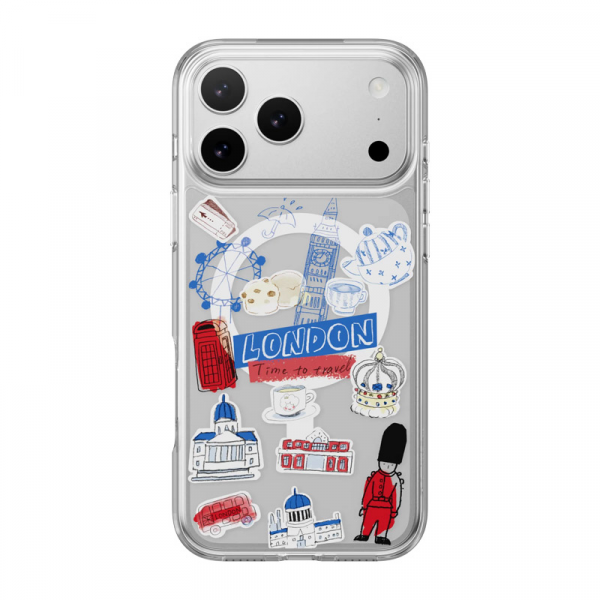 Maska Mag Case SwitchEasy Pattern London za iPhone 17 Pro