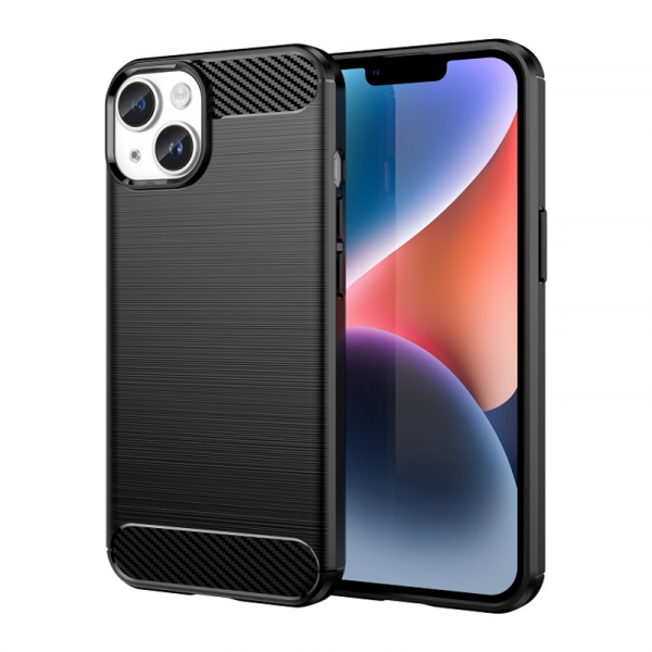 Maska Silicone Defender za iPhone 15 crna