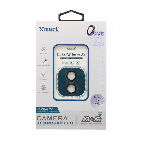 Folija za zastitu kamere X-MART PVD camera film za iPhone 17 (6.3) crna