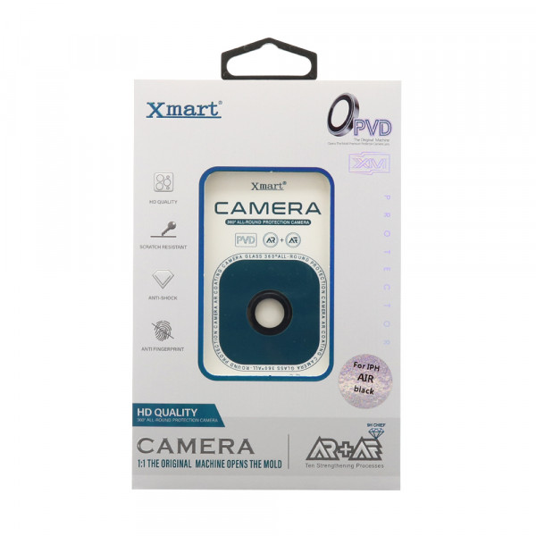 Folija za zastitu kamere X-MART PVD camera film za iPhone AIR (6.6) crna