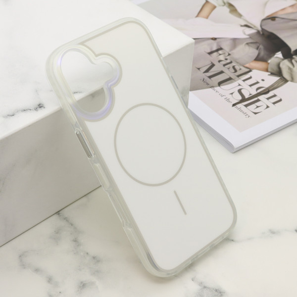 Futrola AMBER RING MagSafe za iPhone 17 (6.3) bela