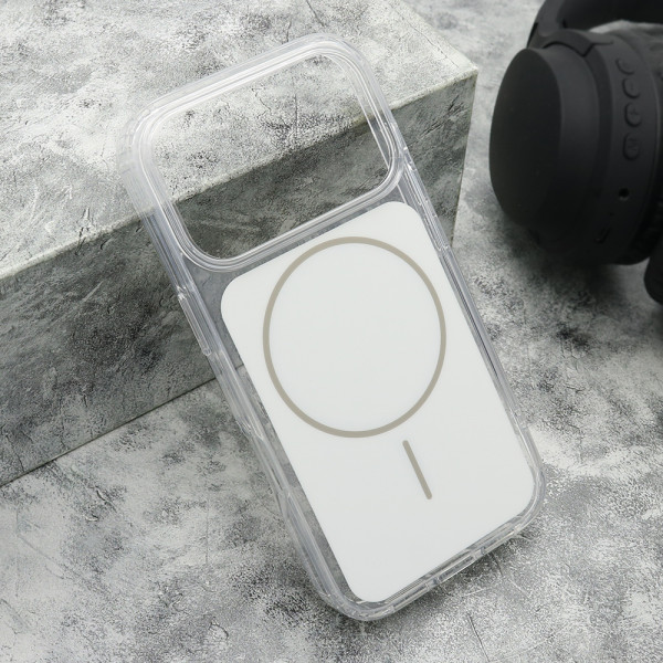 Futrola AMBER SHINE MagSafe za iPhone 17 Pro (6.3) bela