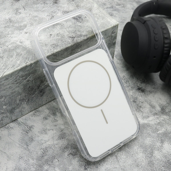 Futrola AMBER SHINE MagSafe za iPhone 17 Pro Max (6.9) bela