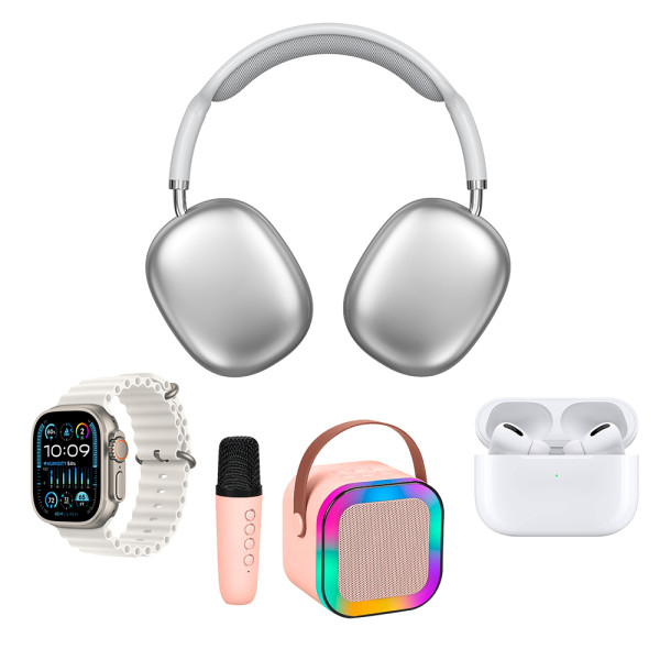 KARLER BASS K16-Combo set (smart watch, zvucnik, Slusalice Bluetooth) beli