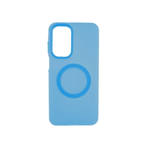 Silikonska futrola Magsafe FLURO COLOR SAMSUNG S25 FE PLAVA