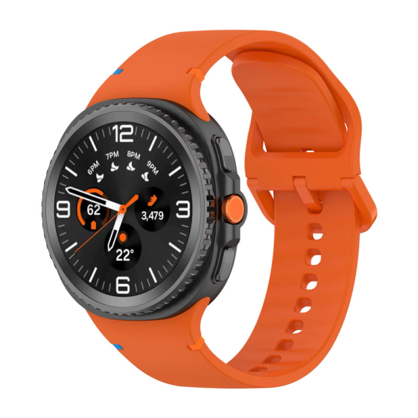 Silikonska narukvica za pametni sat Samsung Galaxy watch 8 narandzasta