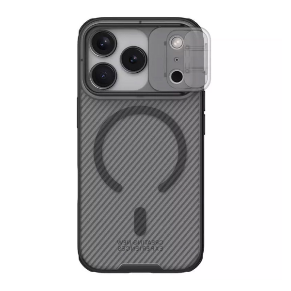 Maska Nillkin CamShield Pro Magnetic za iPhone 17 Pro transparent crna