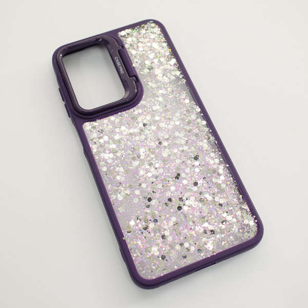 Maska Crystal Dots za Samsung A26 5G/ A266B ljubicasta