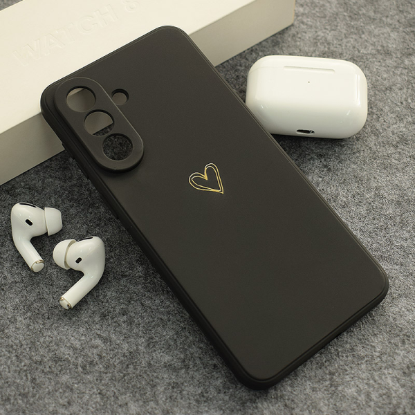 Maska Golden Heartbeat za Samsung A57 5G/ crna