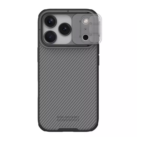 Maska Nillkin CamShield Pro za iPhone 17 Pro transparent crna