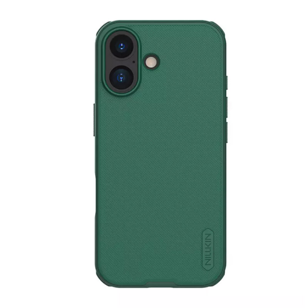 Maska Nillkin Super Frosted Shield Pro za iPhone 17 (bez otvora za logo) tamno zelena