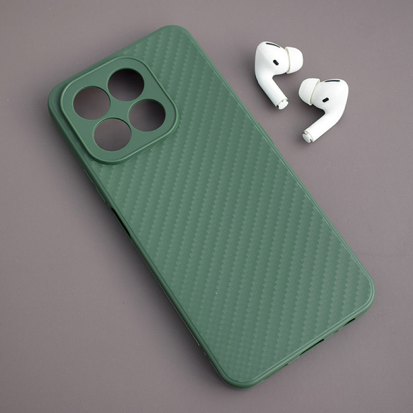 Maska Carbon fiber za Honor X6c zelena