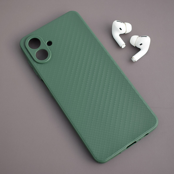 Maska Carbon fiber za Samsung A07/ A075F zelena