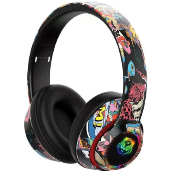 Xwave L750  Bluetooth slušalice stereo sa mikrofonom/v5.3/Aux/microSD GRAFFITI