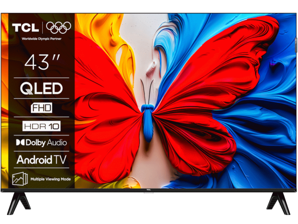 Televizor TCL 43S5K/QLED/43''/Full HD/60Hz/Android TV/crna